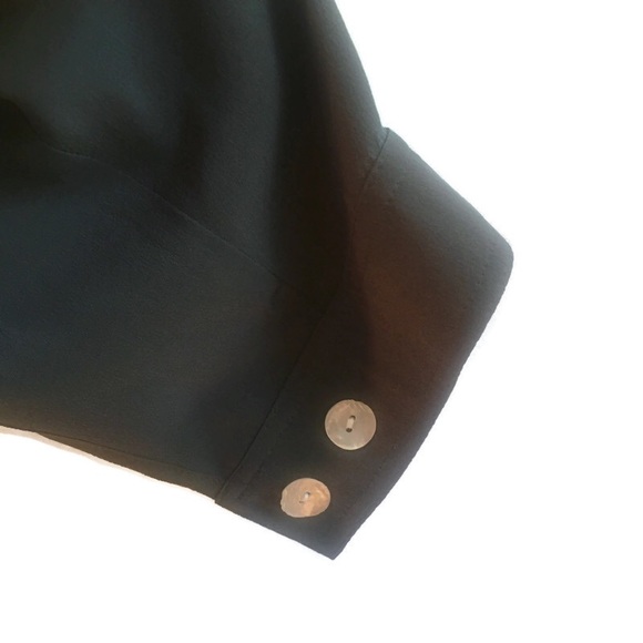 Nygard 100% silk cami & shirt set, olive green 16 - Picture 3 of 3